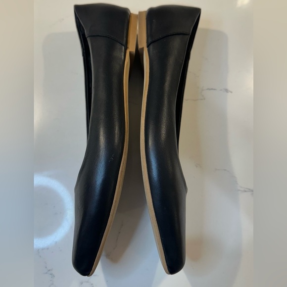 Coach and Four Black Leather Loafers Sleek Slip-On Comfortable Design - Picture 7 of 10